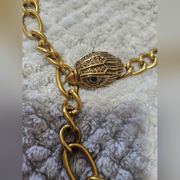 Kurt Geiger- Eagle Gold Chain Belt - Picture 2 of 7